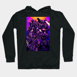 Retro Godzilla Family Hoodie